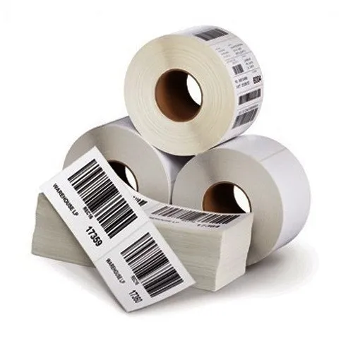 38 x 25 mm White Direct Thermal  Sticker Label Roll,(1000PCS) :  (DT)